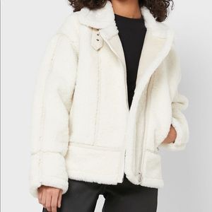 Brand new! Top shop Sherpa jacket